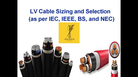 lv cable size|Lv cable meaning.